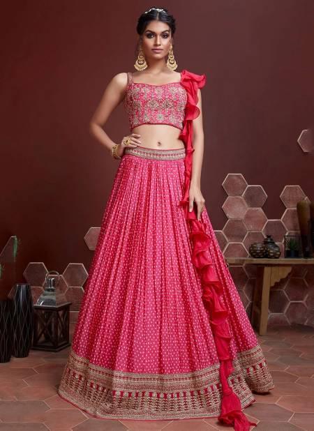 Pink Colour Mandakini 101 New Exclusive Stylish Party Wear Latest Lehenga Choli Collection 101